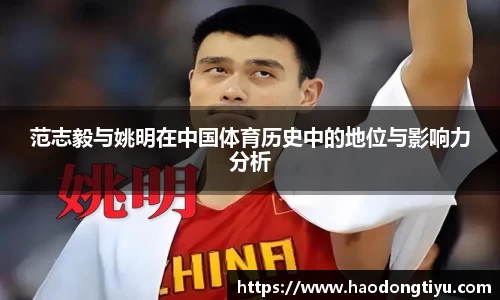 范志毅与姚明在中国体育历史中的地位与影响力分析